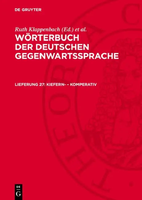 Kiefern- - Komperativ by R. Klappenbach, H. Malige-Klappenbach