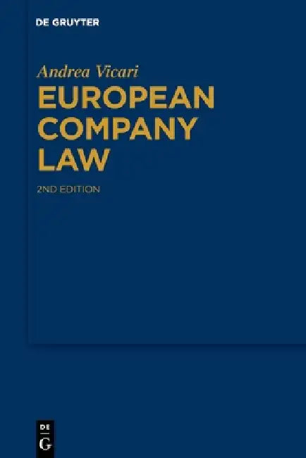 European Company Law by Andrea Vicari