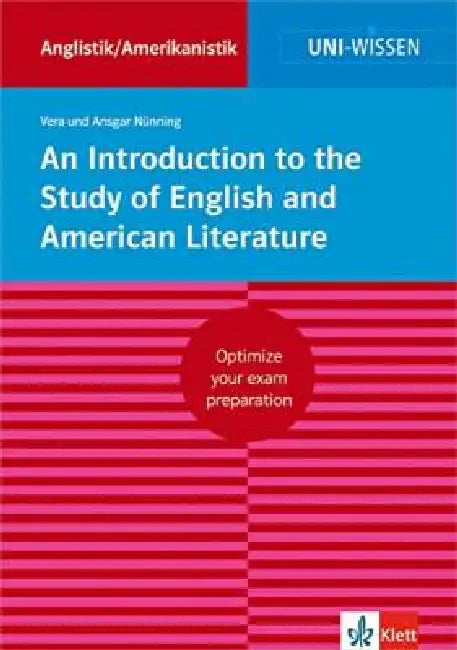 An Introduction To The Study Of English And American Literature by Vera Nünning