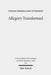 Allegory Transformed: The Appropriation of Philonic Hermeneutics in the Letter to the Hebrews by Stefan N. Svendsen
