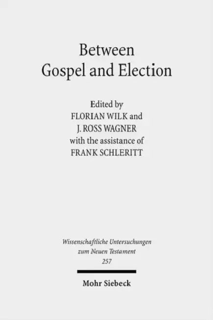 Between Gospel and Election: Explorations in the Interpretation of Romans 9-11 by Frank Schleritt, J. Ross Wagner, Florian Wilk