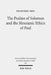 The Psalms of Solomon and the Messianic Ethics of Paul by Frantisek Abel