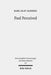 Paul Perceived: An Interactionist Perspective on Paul and the Law by Karl Olav Sandnes