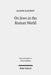 On Jews in the Roman World: Collected Studies by Ranon Katzoff