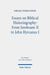 Essays on Biblical Historiography: From Jeroboam II to John Hyrcanus I by Israel Finkelstein