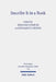 Inscribe It in a Book: Scribal Practice, Cultural Memory, and the Making of the Hebrew Scriptures by Benjamin D. Giffone, Johannes Unsok Ro