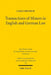 Transactions of Minors in English and German Law by Carlo Brunold