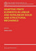 Adaptive Finite Elements in Linear and Nonlinear Solid and Structural Mechanics by Erwin Stein