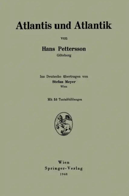 Atlantis Und Atlantik by Hans Pettersson, Stefan Meyer