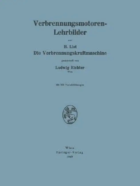 Verbrennungsmotoren-Lehrbilder by Ludwig Richter