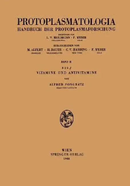 Vitamine Und Antivitamine by Alfred Pongratz