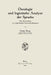 Ontologie Und Logistische Analyse Der Sprache: Eine Untersuchung Zur Zeitgenössischen Universaliendiskussion by Guido Küng