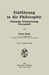 Einführung in Die Philosophie: Philosophie, Weltanschauung, Wissenschaft by Victor Kraft