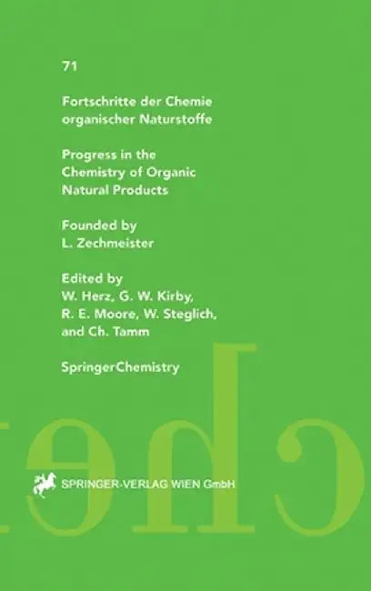Fortschritte Der Chemie Organischer Naturstoffe / Progress in the Chemistry of Organic Natural Products by A. Andersen