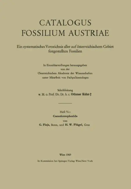 Conodontophorida by G. Flajs, H. W. Flügel