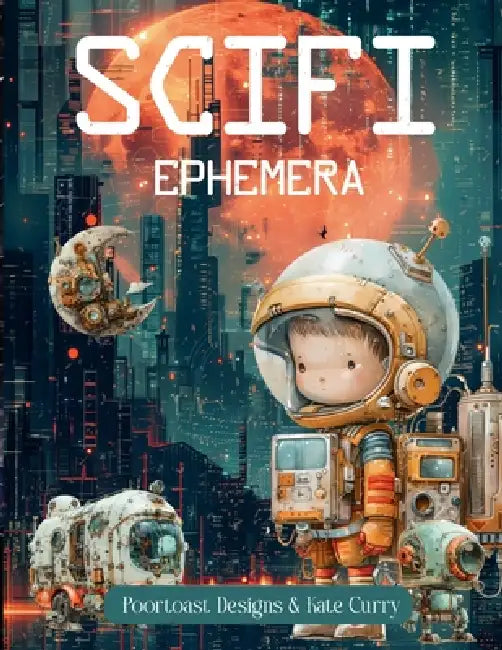 Sci-Fi Ephemera Book: High Quality Images Of High-Tech Products For Paper Crafts, Scrapbooking, Mixed Media, Junk Journals, Collage Art, Artist Tradin by Poortoast Designs, Kate Curry