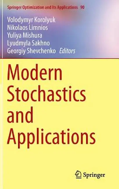 Modern Stochastics and Applications by Volodymyr Korolyuk