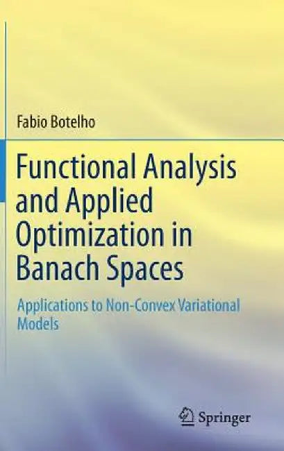 Functional Analysis and Applied Optimization in Banach Spaces: Applications to Non-Convex Variational Models by Fabio Botelho