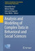 Analysis and Modeling of Complex Data in Behavioral and Social Sciences by Donatella Vicari