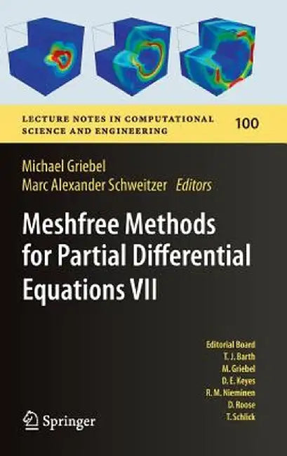 Meshfree Methods for Partial Differential Equations VII by Michael Griebel