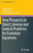 New Prospects in Direct, Inverse and Control Problems for Evolution Equations by Angelo Favini