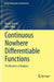 Continuous Nowhere Differentiable Functions: The Monsters of Analysis by Marek Jarnicki, Peter Pflug