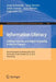 Information Literacy: Lifelong Learning and Digital Citizenship in the 21st Century: Second European Conference, Ecil 2014, Dubrovnik, Croatia, Octobe by Serap Kurbanoglu