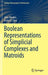 Boolean Representations of Simplicial Complexes and Matroids by John Rhodes