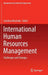 International Human Resources Management: Challenges and Changes by Carolina Machado