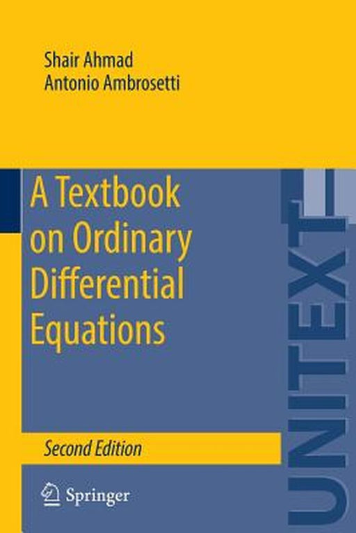 A Textbook on Ordinary Differential Equations by Ahmad, Shair