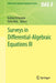 Surveys in Differential-Algebraic Equations III by Achim Ilchmann