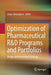 Optimization of Pharmaceutical R&d Programs and Portfolios: Design and Investment Strategy by Zoran Antonijevic
