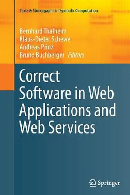 Correct Software in Web Applications and Web Services by Bernhard Thalheim