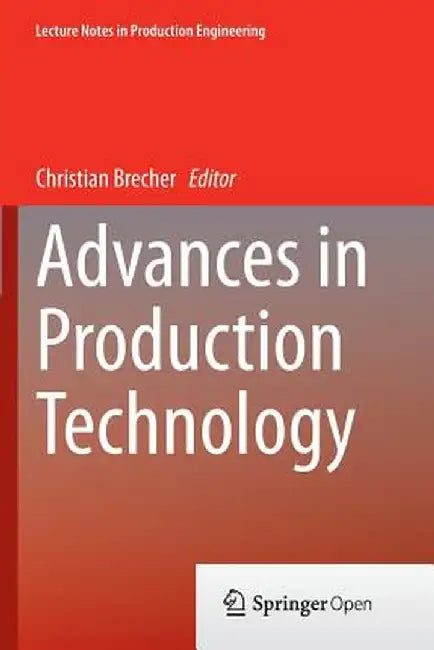Advances in Production Technology by Christian Brecher