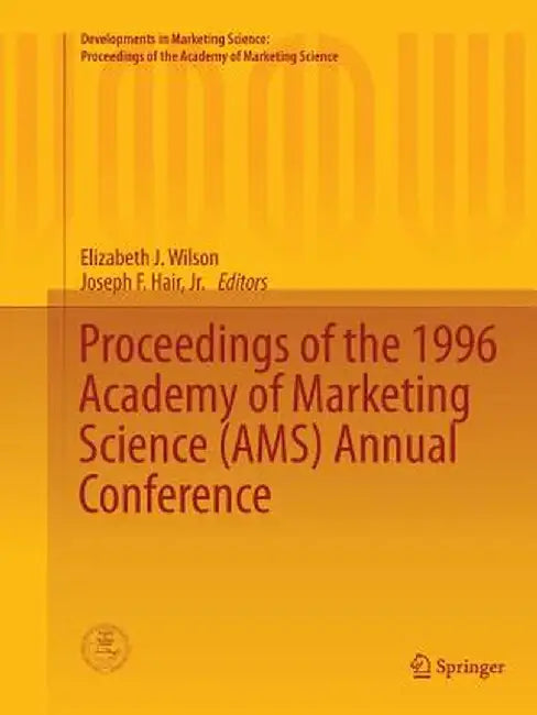 Proceedings of the 1996 Academy of Marketing Science (Ams) Annual Conference by Elizabeth J. Wilson
