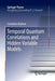Temporal Quantum Correlations and Hidden Variable Models by Costantino Budroni