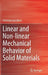Linear and Non-Linear Mechanical Behavior of Solid Materials by Christian Lexcellent