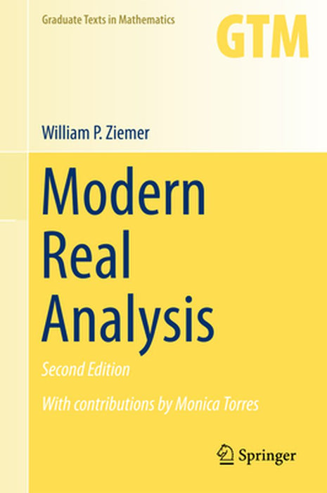 Modern Real Analysis:: Graduate Texts in Mathematics by William P. Ziemer