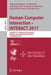 Human-Computer Interaction - Interact 2017: 16th Ifip Tc 13 International Conference, Mumbai, India, September 25-29, 2017, Proceedings, Part II by Regina Bernhaupt