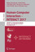 Human-Computer Interaction - Interact 2017: 16th Ifip Tc 13 International Conference, Mumbai, India, September 25-29, 2017, Proceedings, Part IV by Regina Bernhaupt