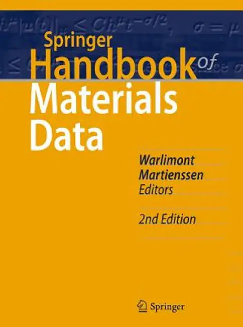 Springer Handbook of Materials Data by Hans Warlimont