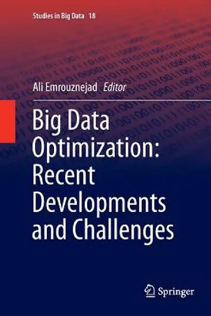 Big Data Optimization: Recent Developments and Challenges by Ali Emrouznejad