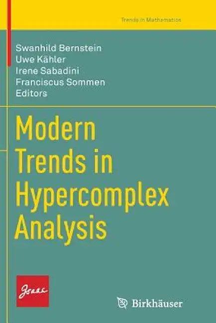 Modern Trends in Hypercomplex Analysis by Swanhild Bernstein