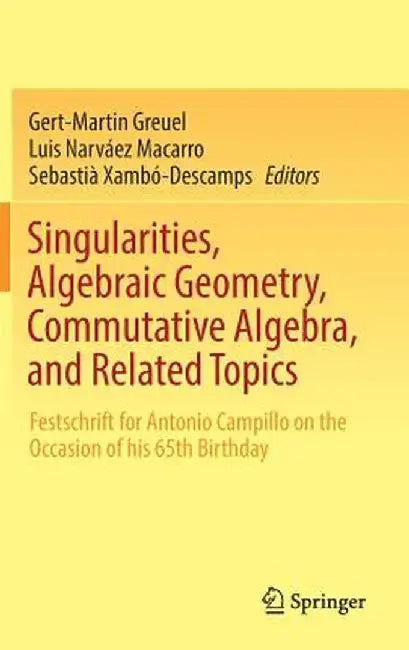 Singularities, Algebraic Geometry, Commutative Algebra, and Related Topics: Festschrift for Antonio Campillo on the Occasion of His 65th Birthday by Gert-Martin Greuel