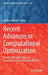 Recent Advances in Computational Optimization: Results of the Workshop on Computational Optimization Wco 2017 by Stefka Fidanova