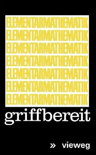 Elementarmathematik Griffbereit: Definitionen Theoreme Beispiele by M. J. Wygodski, Ferdinand Bearb Und Hrsg Von Cap