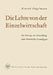 Die Lehre Von Der Einzelwirtschaft: Ein Beitrag Zur Entwicklung Neuer Theoretischer Grundlagen by Konrad Engelmann