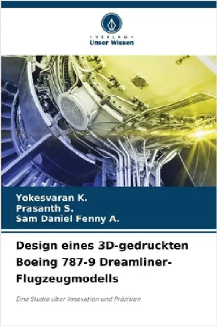 Design eines 3D-gedruckten Boeing 787-9 Dreamliner-Flugzeugmodells by K, Yokesvaran