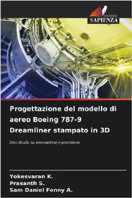 Progettazione del modello di aereo Boeing 787-9 Dreamliner stampato in 3D by K, Yokesvaran