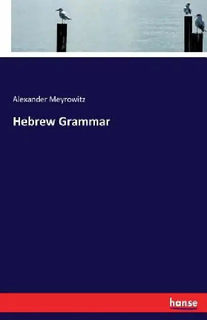 Hebrew Grammar by Alexander Meyrowitz